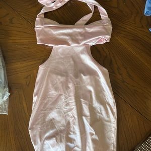 Kimora cutout body con dress pink